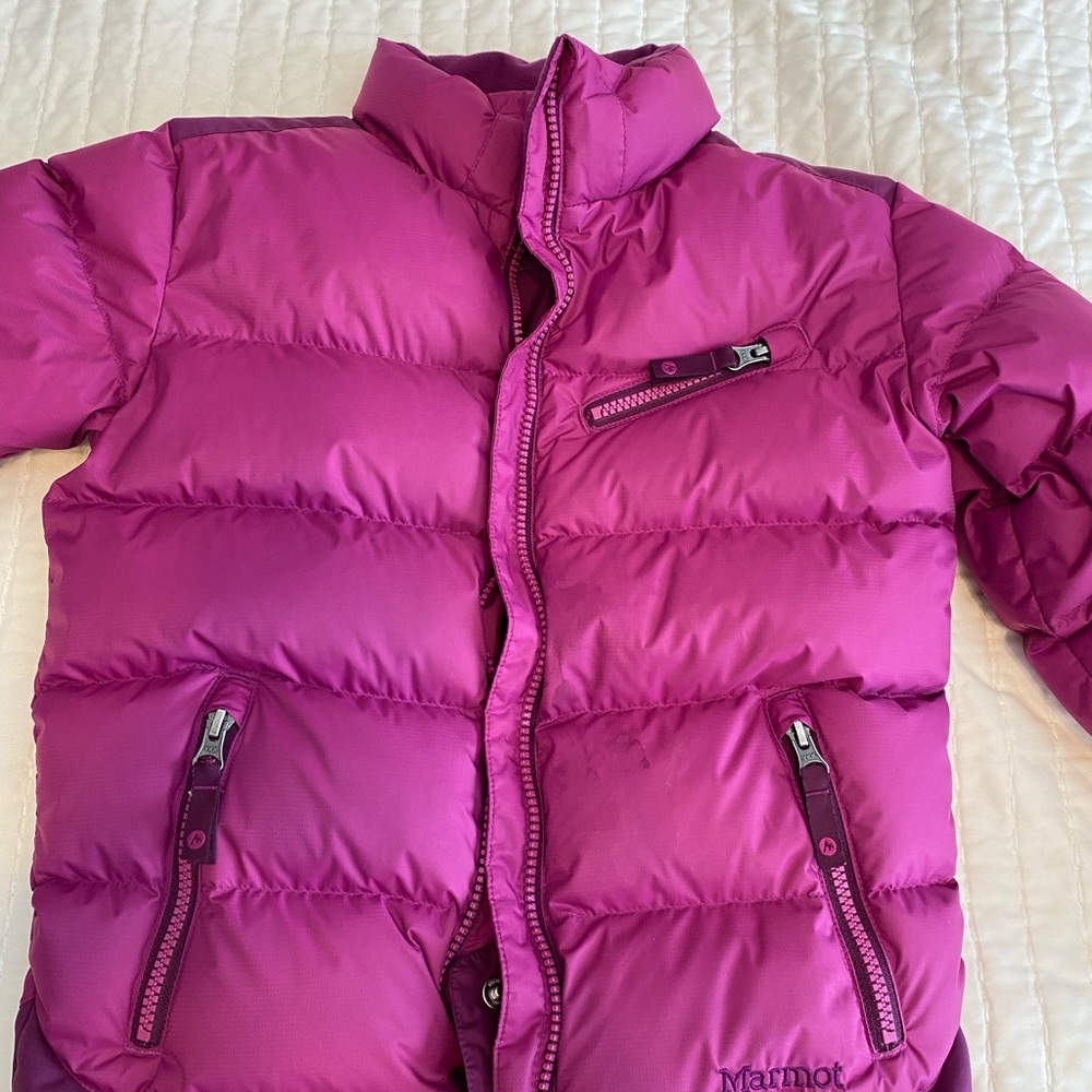 Marmot youth down jacket size small